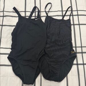 Nike and Speedo Black Swimsuits size 32/6